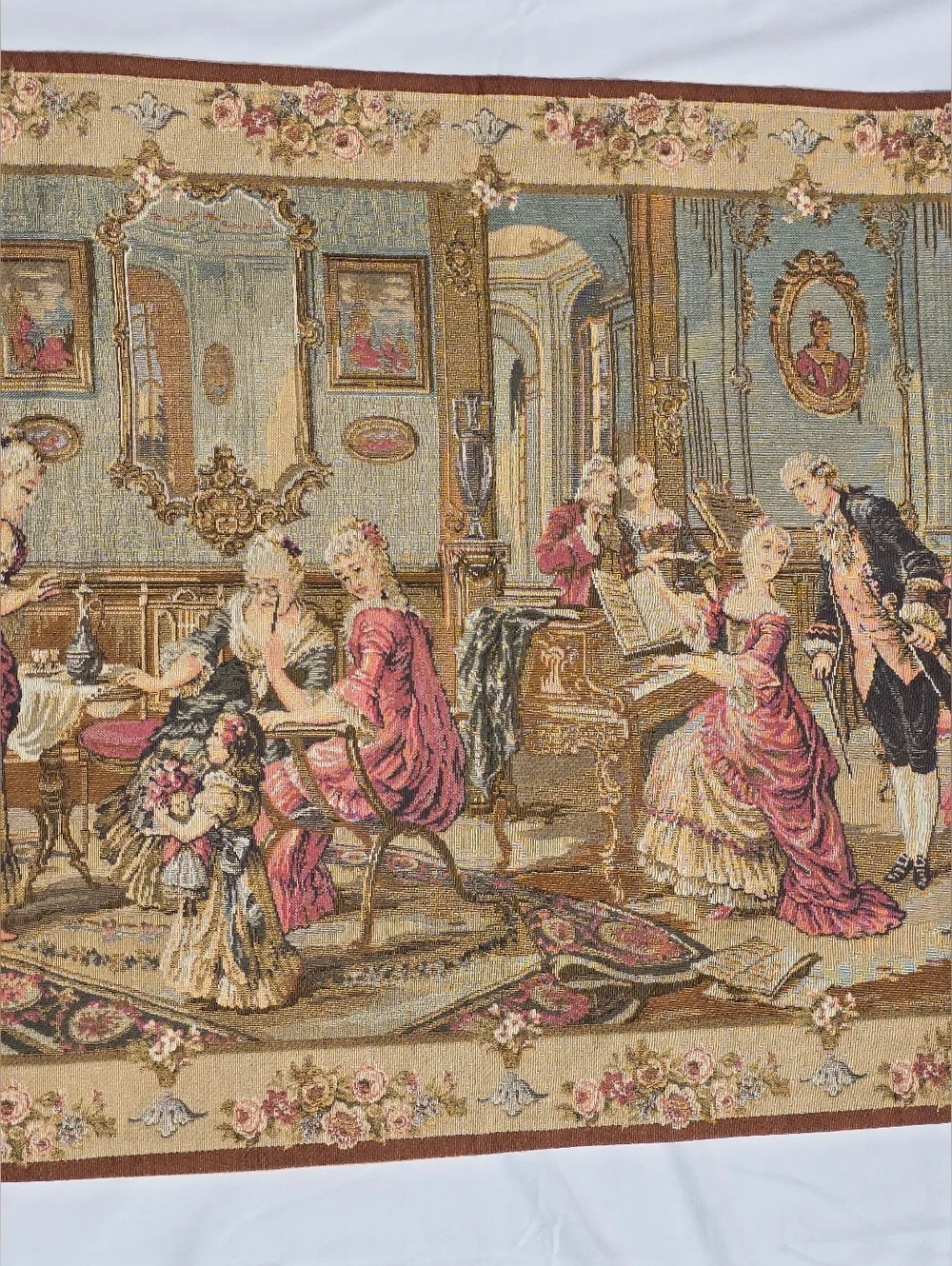 Medeival  Vintage French Amazing Tapestry Pictorial Home Decor Tapestry 3x4 ft - Picture 4 of 12